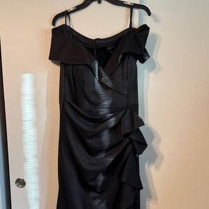 Elegant Black Off-Shoulder Dress